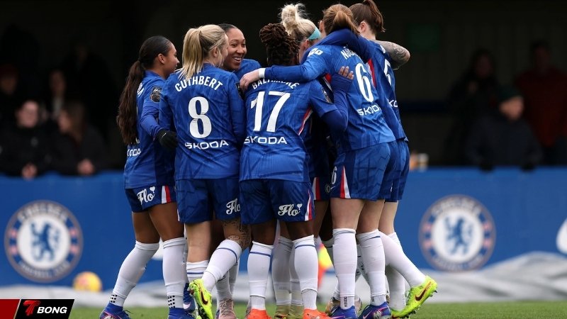 Chelsea chỉ đứng thứ 4 trên bảng xếp hạng WSL